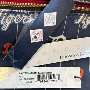 Dooney & Bourke Navy Tigers Crossbody Bag